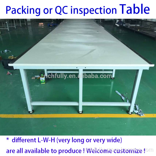 Rugs or Fabric rolls QC inspection Table